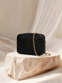 Aura Black women's crossbody bag in black by Bag X