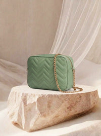 Aura Green women's crossbody bag in green by Bag X