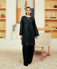 2PC - Embroidered Cambric Suit - Kross Kulture