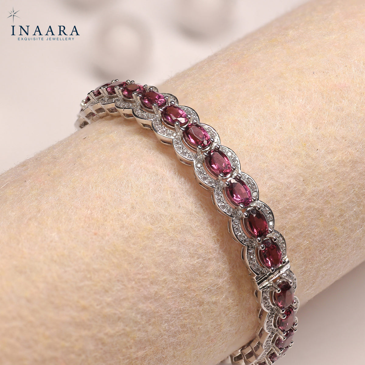 Rhodolite Garnet Bangle