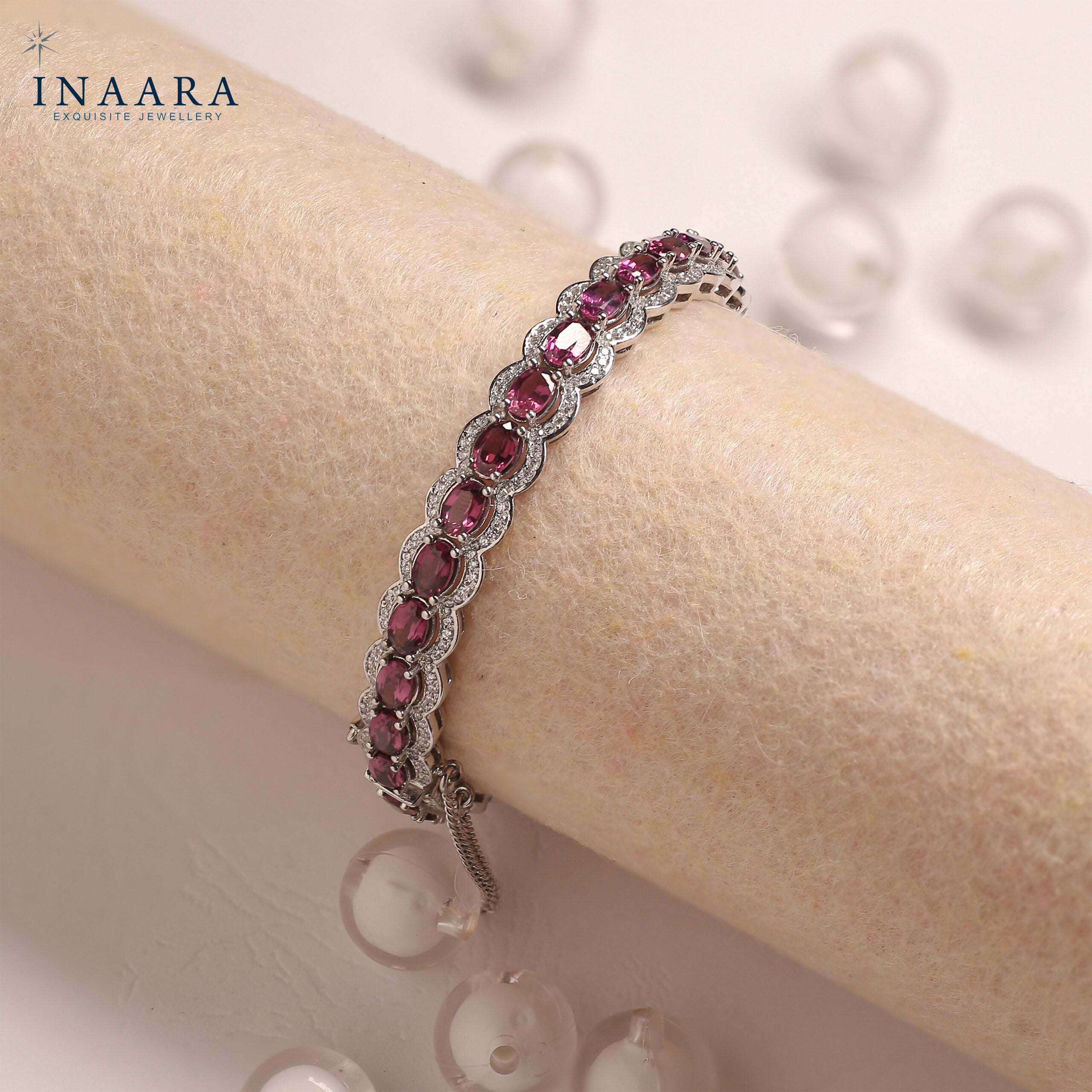 Rhodolite Garnet Bangle