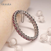 Rhodolite Garnet Bangle