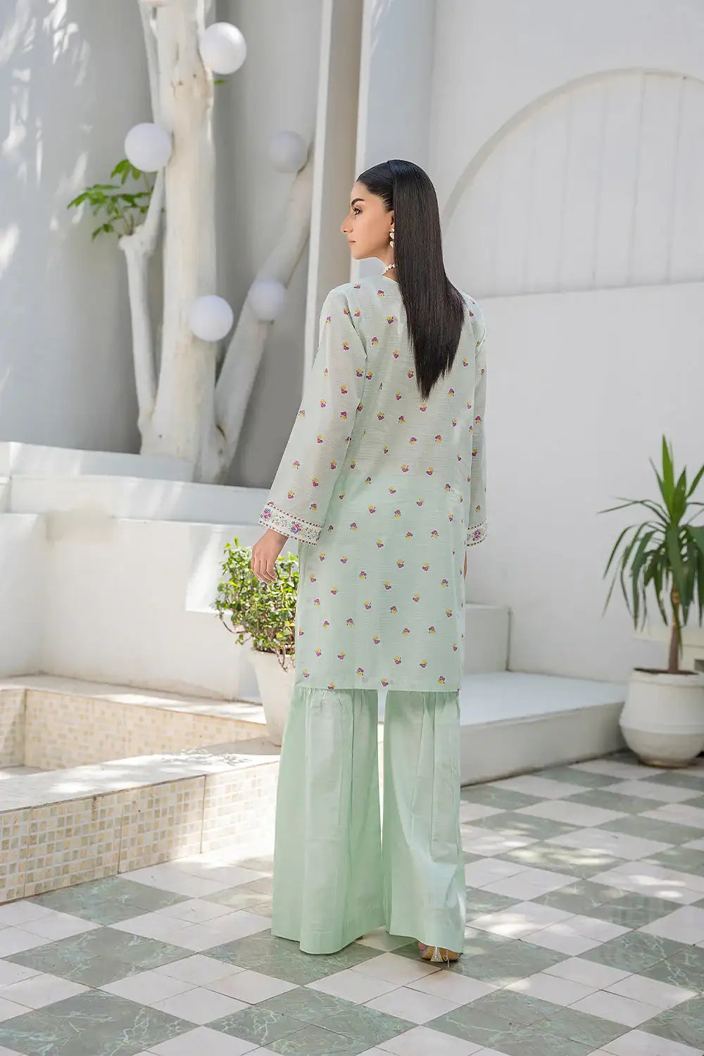 Safwa | Color Breeze – 2PC Unstitched Suit (OR-78) - Mmall
