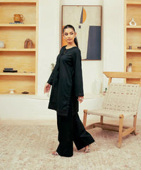 2PC - Embroidered Cambric Suit - Kross Kulture
