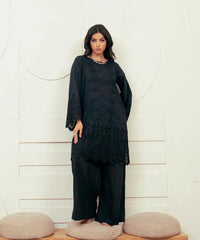 2PC - Embroidered Cotton Silk Suit - Kross Kulture