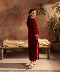 Embroidered Velvet Shirt - Kross Kulture