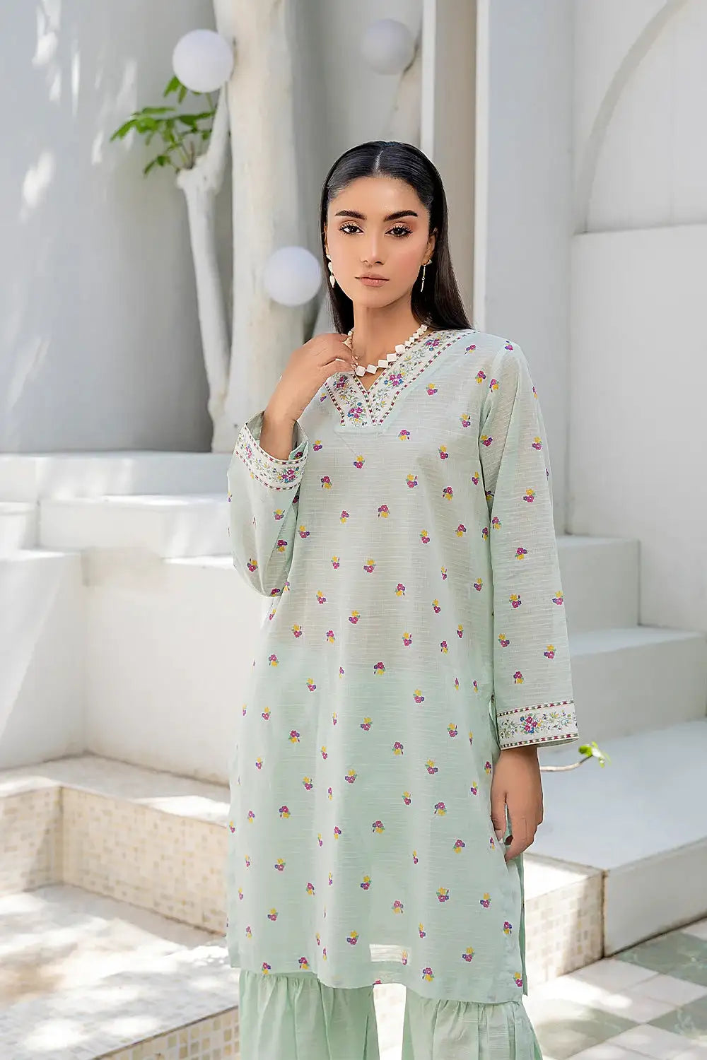 Safwa | Color Breeze – 2PC Unstitched Suit (OR-78) - Mmall
