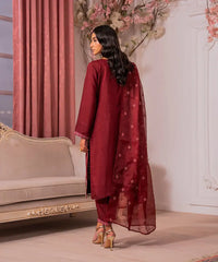 3PC - Embroidered Viscose Suit - Kross Kulture