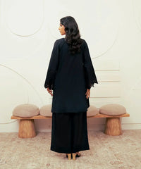 2PC - Embroidered Cotton Silk Suit - Kross Kulture