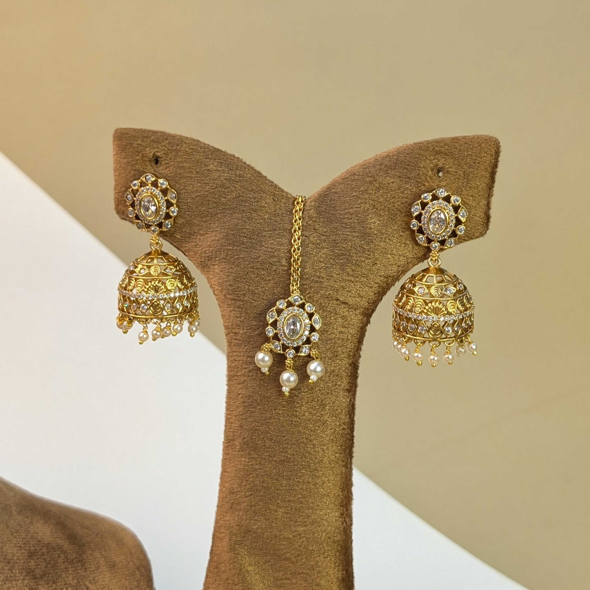 Bridal Choker South Indian Rajwadi Necklace Set