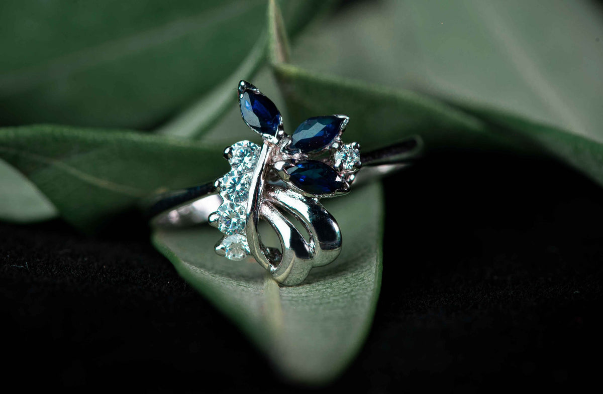 Tri Sapphire Ring