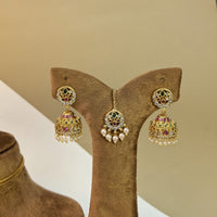 Grand Temple South Indian Rajwadi Necklace Set