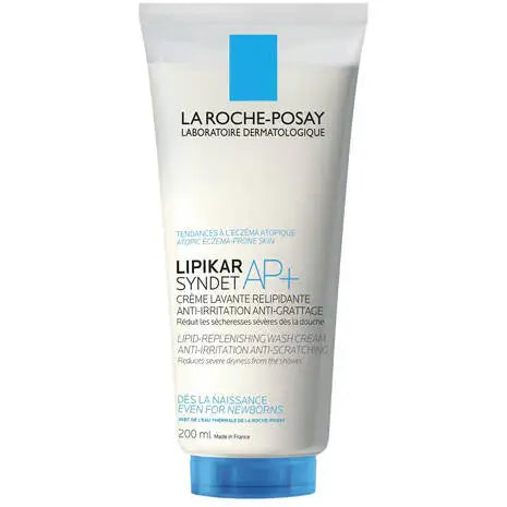 La Roche-Posay Lipikar Syndet Ap+ Lipid-Replenishing Cream Wash 200Ml - Mmall