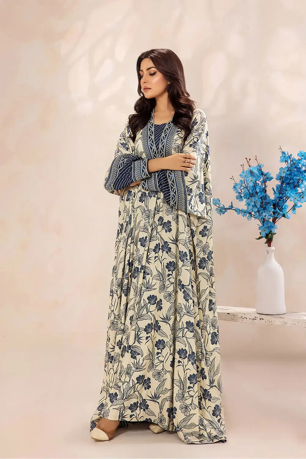 Safwa | Pure Eclipse – 2PC Printed Viscose Ready to Wear (P000649) - Mmall