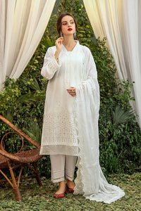 Safwa | Snow Petal - 3PC Unstitched Suit (ARK03) - Mmall