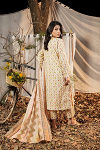 Safwa | Peach Gleam – 3PC Printed Lawn Ready to Wear (P000519) - Mmall