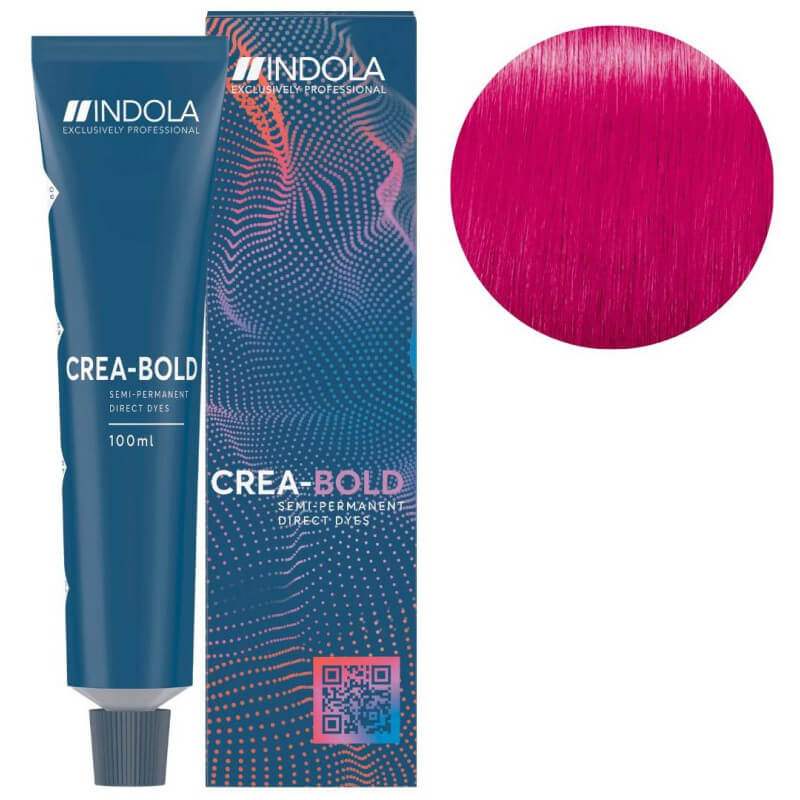 Indola Crea Bold Fuchsia Pink Hair Color 100ml - Mmall