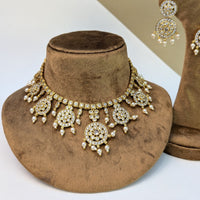 Peacock Bridal South Indian Rajwadi Necklace Set