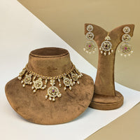 Peacock Bridal South Indian Rajwadi Necklace Set
