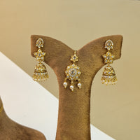 Long Haram South Indian Rajwadi Necklace Set
