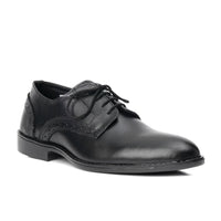 3006-Black Derby Soft Leather - DeVogue