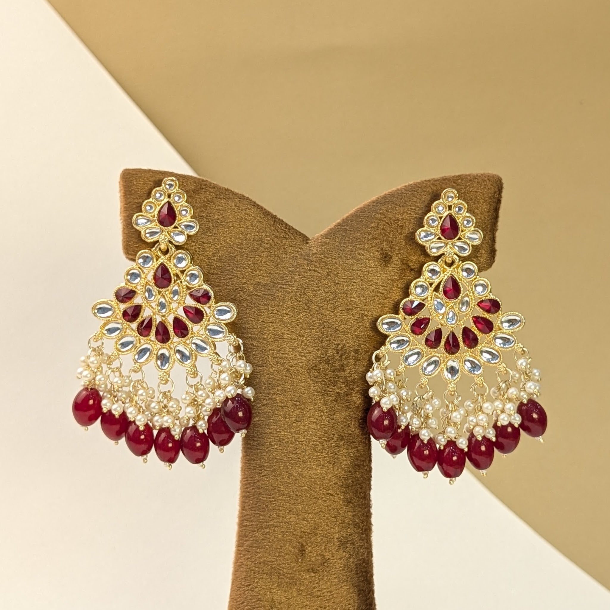Chand Kundan Earrings