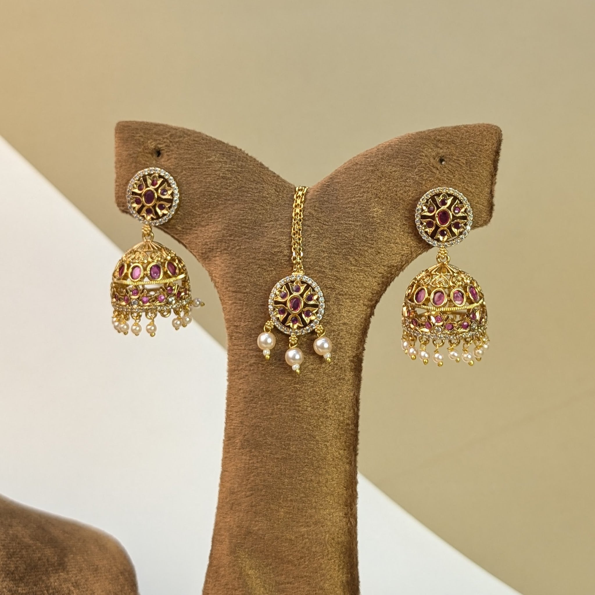 Manga Mango South Indian Rajwadi Necklace Set