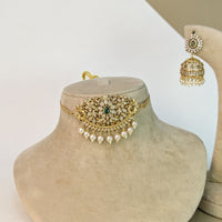 Yali Guardian South Rajwadi Necklace Set