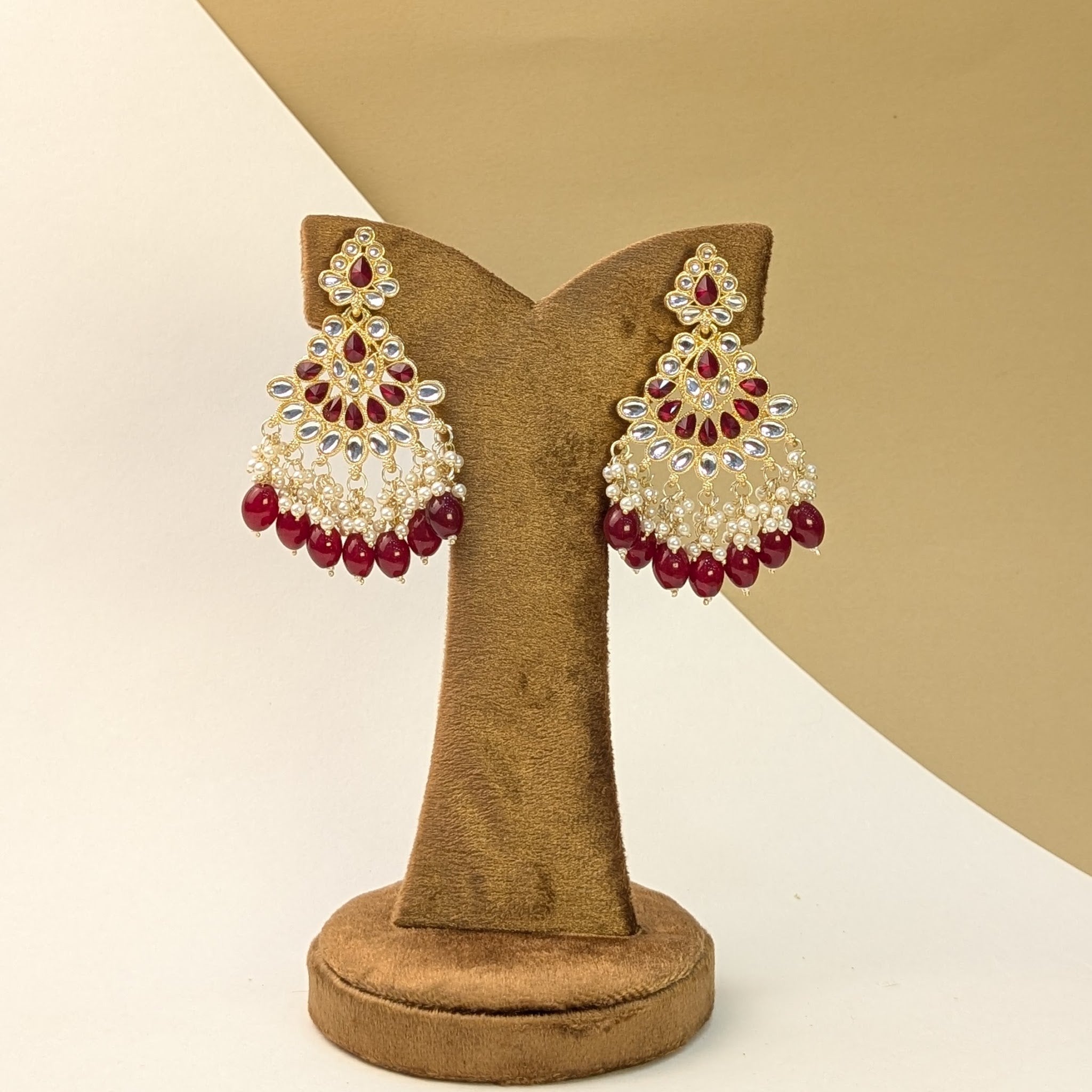 Chand Kundan Earrings