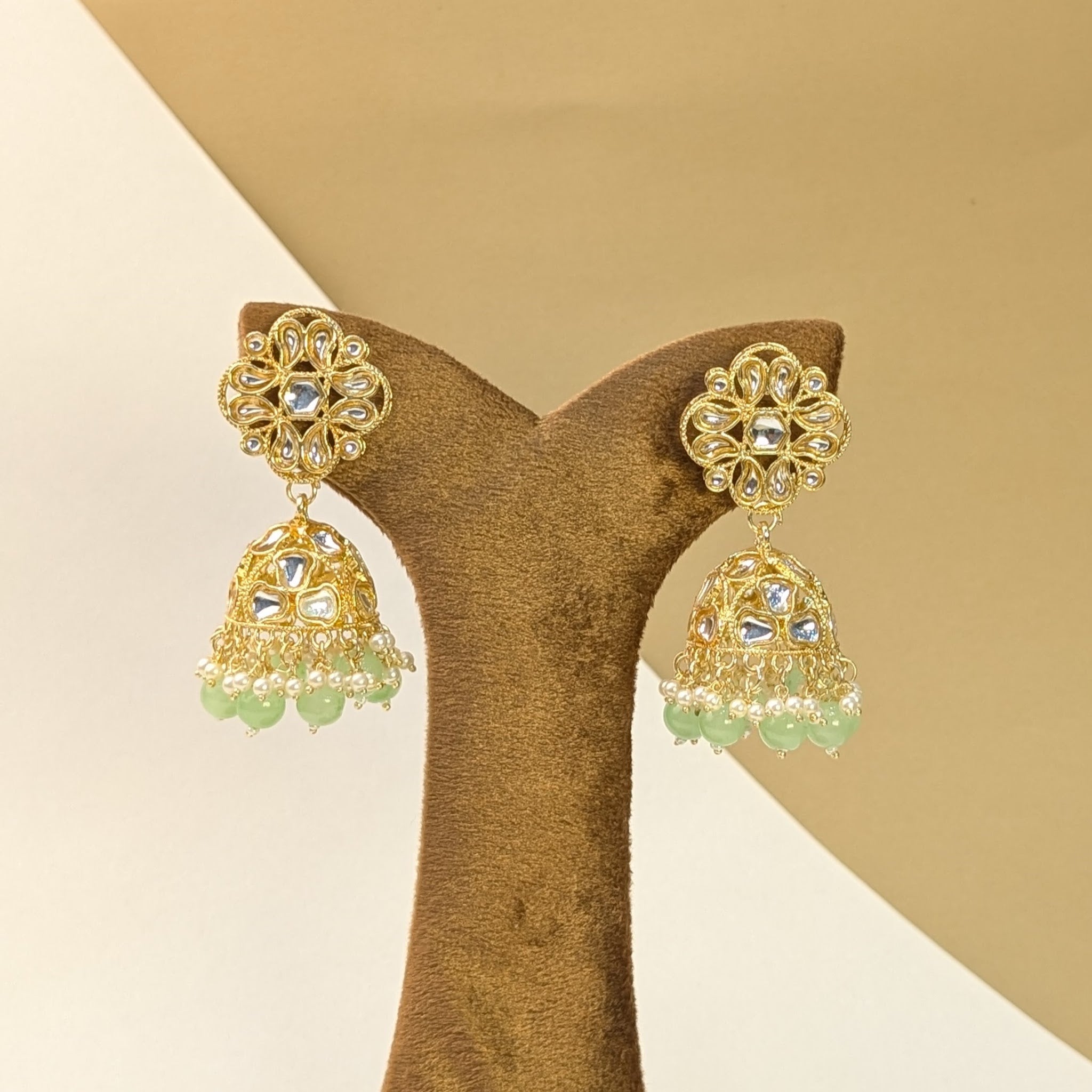 Statement Kundan Jhumkis