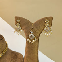 Kundan Temple South Indian Rajwadi Necklace Set