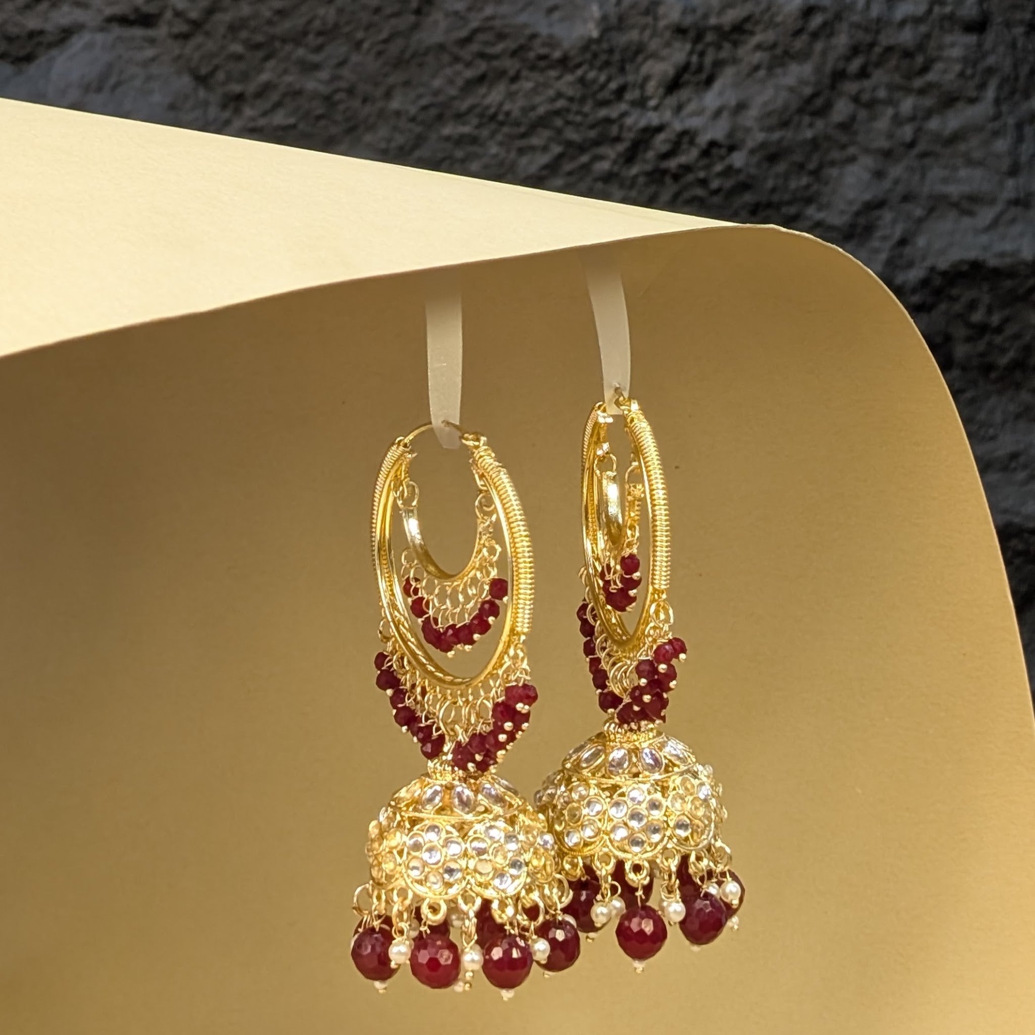 Royal Kundan Jhumkis
