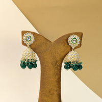 Chandbali Kundan Jhumkis