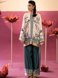 2 PIECE - EMBELLISHED SILK SUIT - Rabazka
