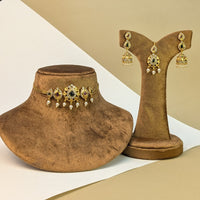 Traditional Temple South Indian Rajwadi Necklace Set