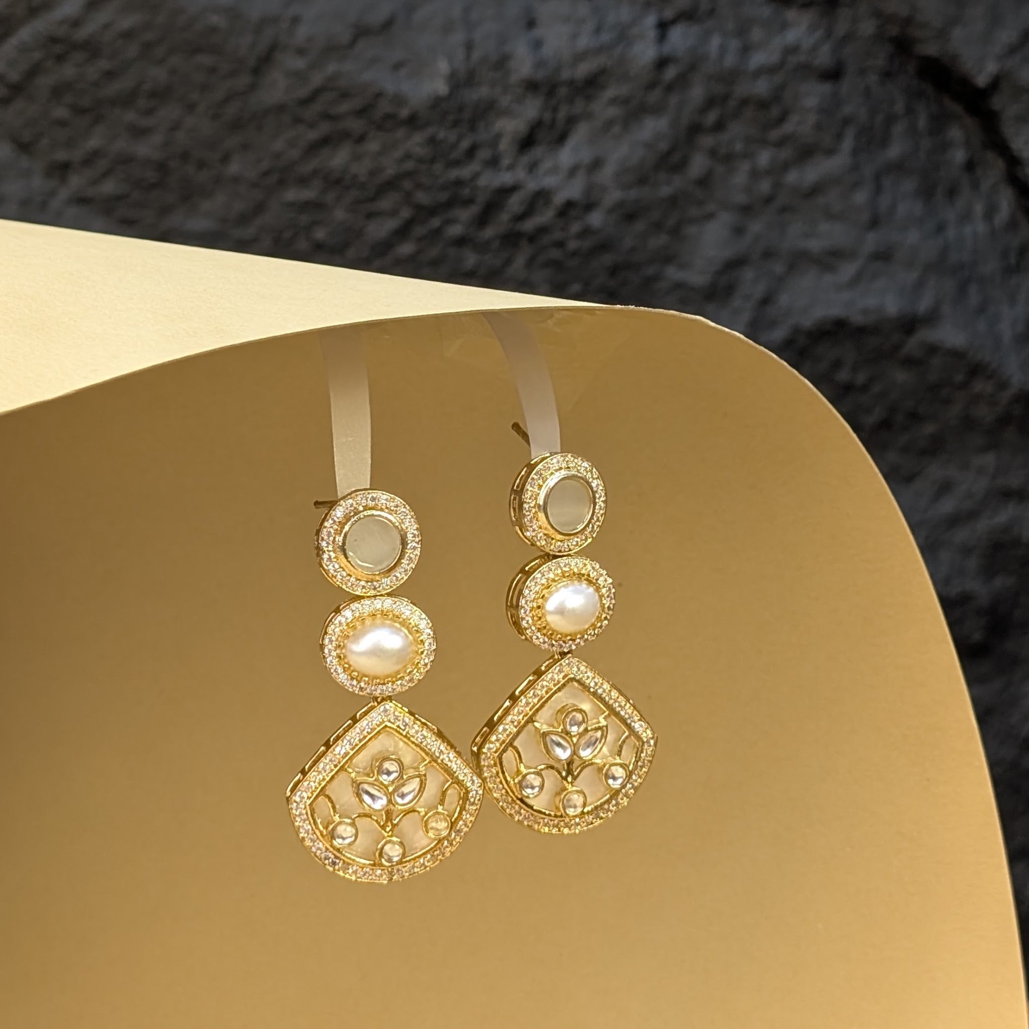 Regal Dangler Antique Earrings