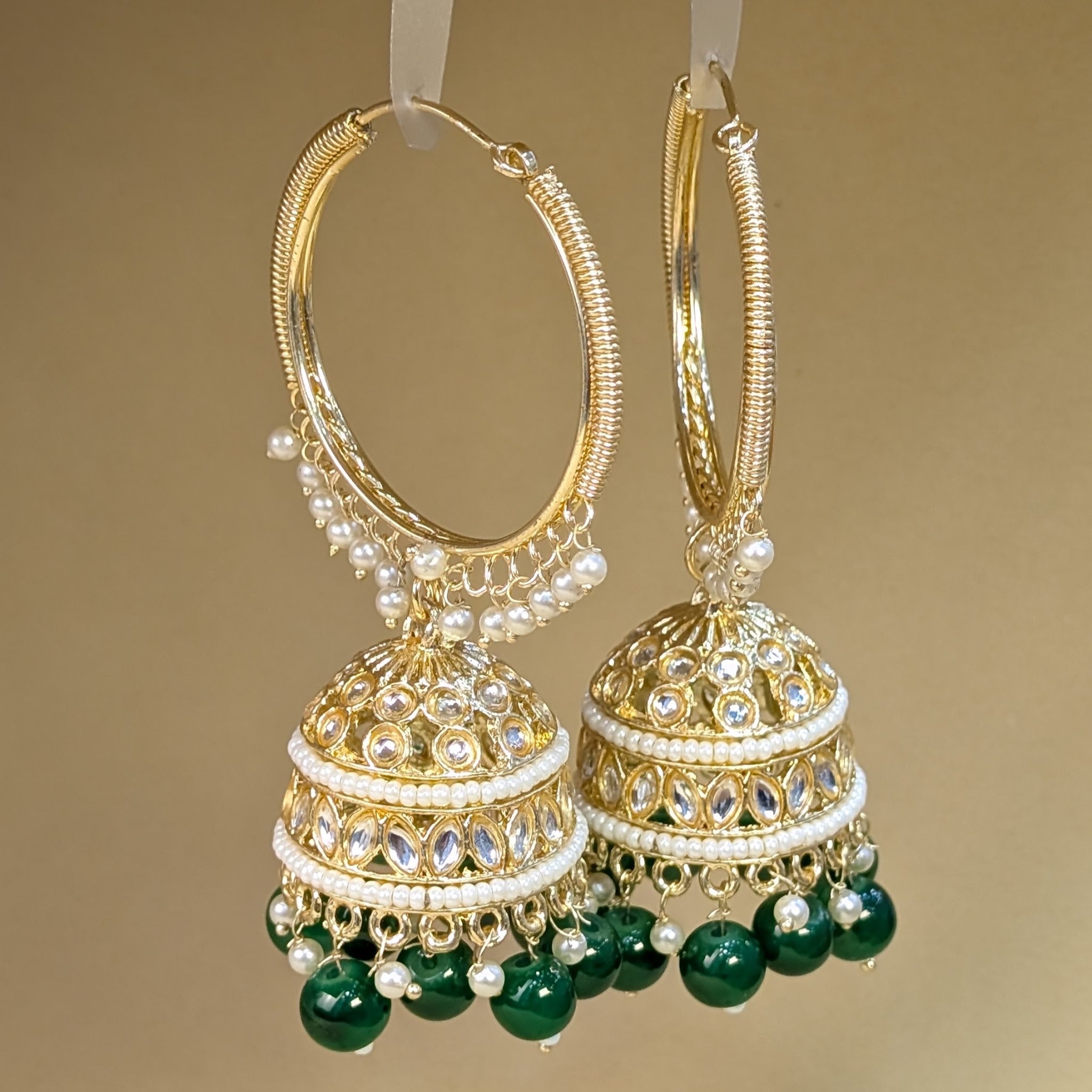 Rani Kundan Jhumkis