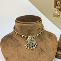 Antique Choker South Indian Rajwadi Necklace Set