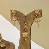 Peacock Kemp South Indian Rajwadi Necklace Set