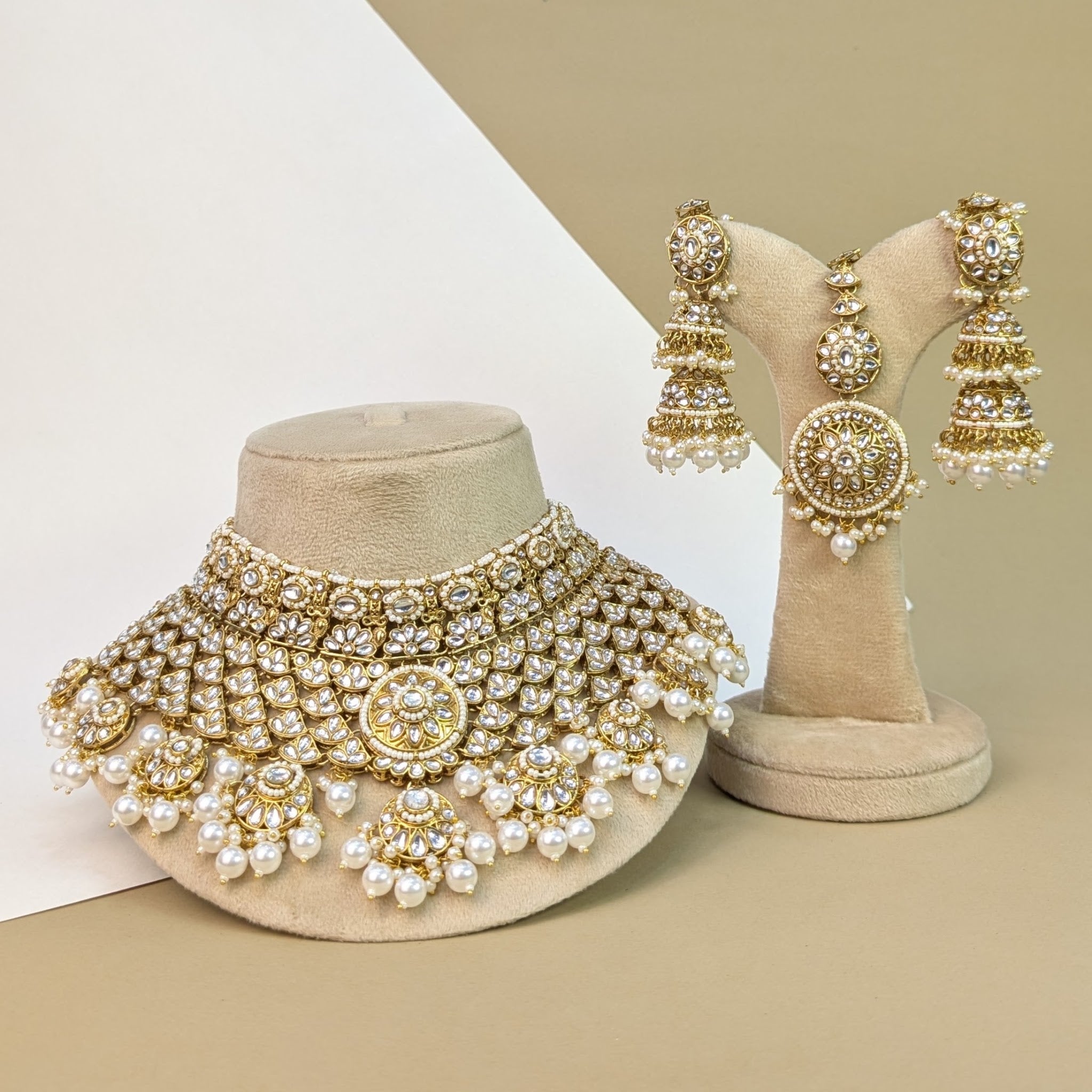 Statement Kundan Necklace Set