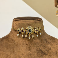 Traditional Temple South Indian Rajwadi Necklace Set
