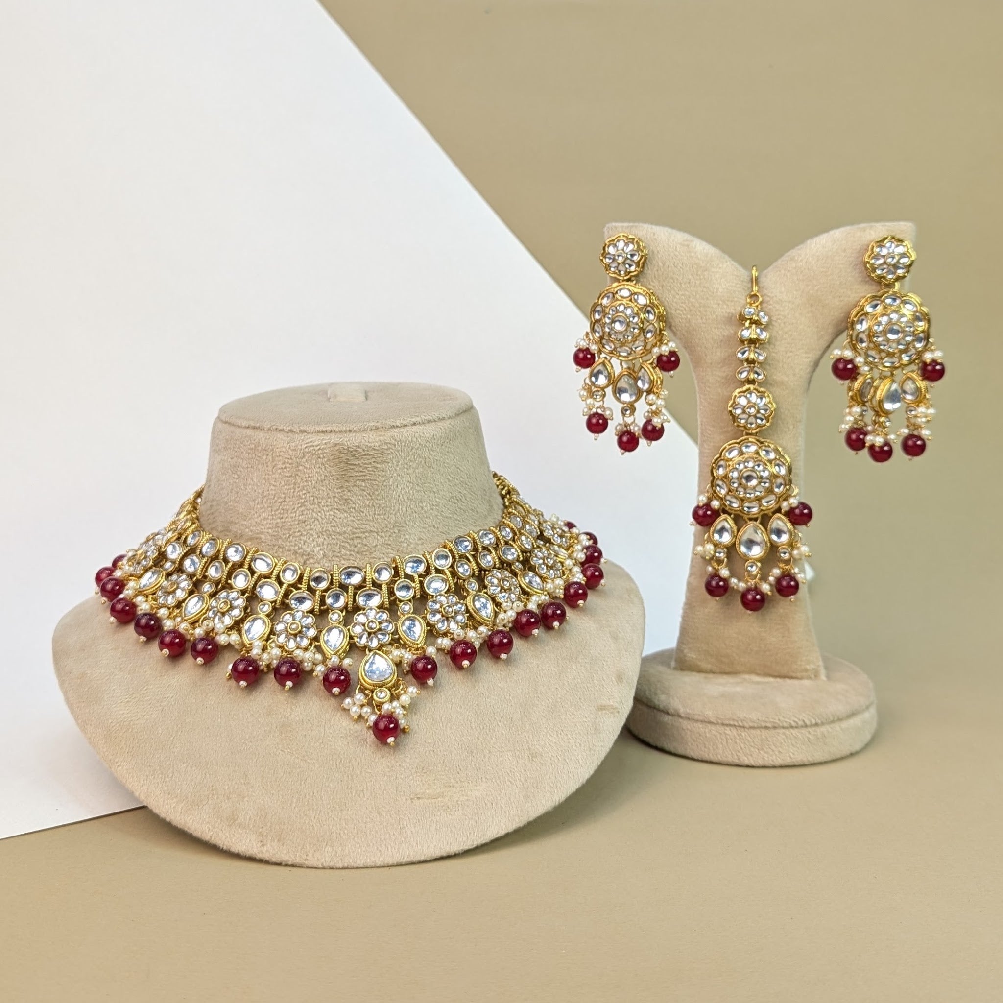 Nizami Kundan Necklace Set
