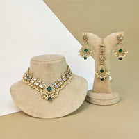 Chandbali Kundan Necklace Set