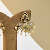 Roshan Teardrop Stone Earrings