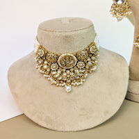 Peacock Kundan Necklace Set