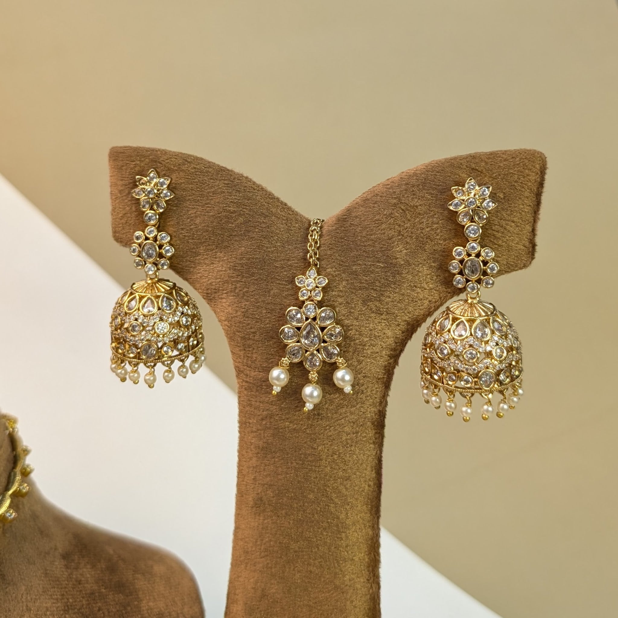 Antique Choker South Indian Rajwadi Necklace Set