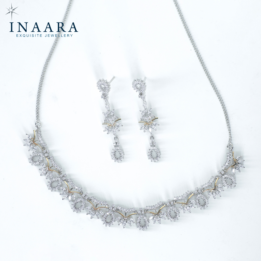 Ethereal Frost Necklace Set