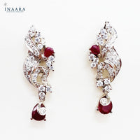 Ruby Glamorous Pendant Set