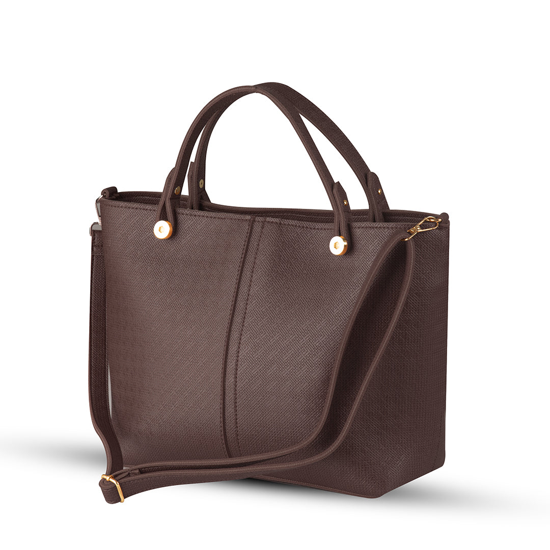 Diana Choco women's shoulder bag in choco by Bag X