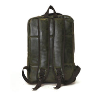 Laptop Bag Pack Green women's backpack in green by Bag X